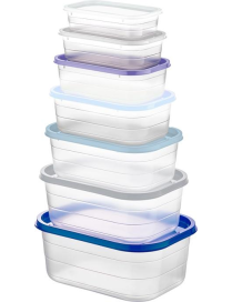 CONTENITORI TERMICI 7pezzi RETTANGOLARI