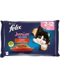 FELIX LE GIGOTTONERIE 4x85gr JUNIOR BEEF/CHICKEN