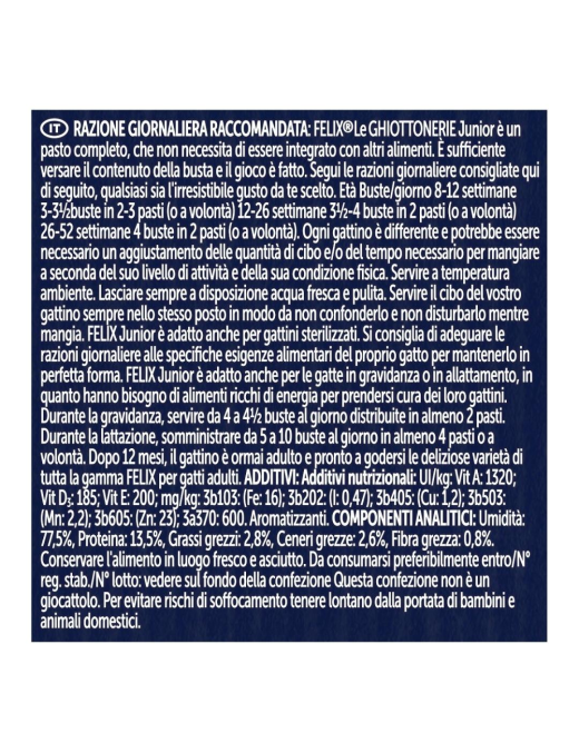FELIX LE GIGOTTONERIE 4x85gr JUNIOR BEEF/CHICKEN