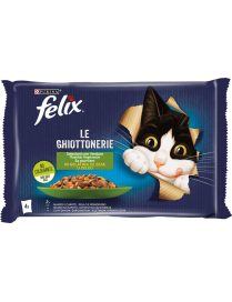 FELIX LE GIGOTTONERIE 4x85gr SELECTION WITH VEGETABLES