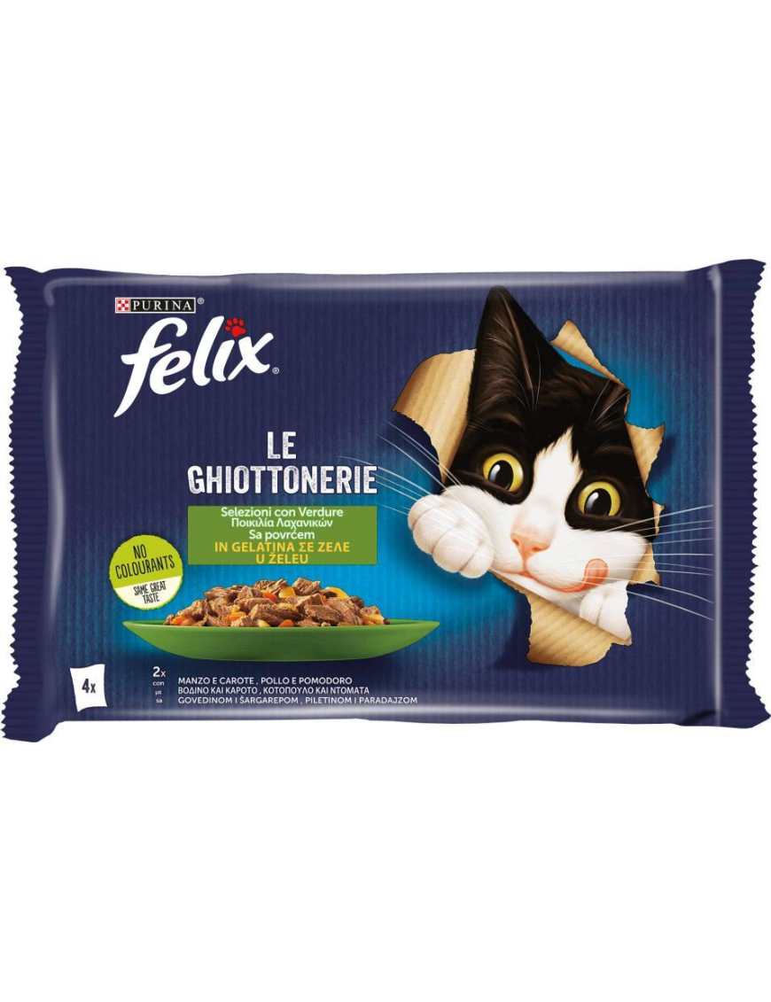 FELIX LE GHIOTTONERIE 4x85gr SELEZIONE CON VERDURE