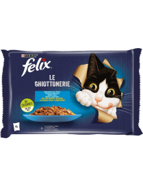 FELIX LE GIGOTTONERIE 4x85gr SELECTION OF FISH WITH SALMON AND TUNA