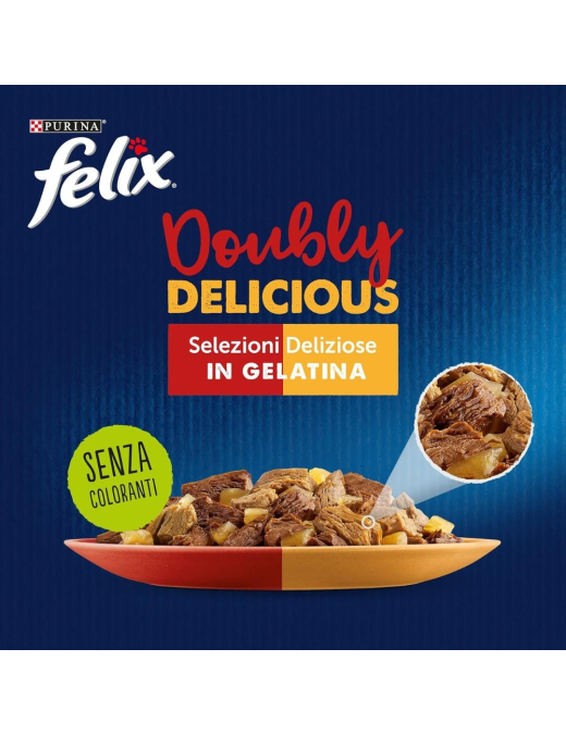 FELIX DOUBLY 4x85gr DELICIOUS SELECTION