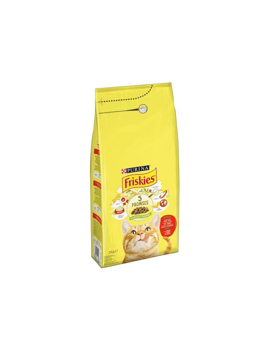 FRISKIES ADULT 2kg BEEF AND CHICKEN+VEGETABLES