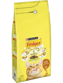 FRISKIES ADULT 2kg CHICKEN AND TURKEY+VEGETABLES