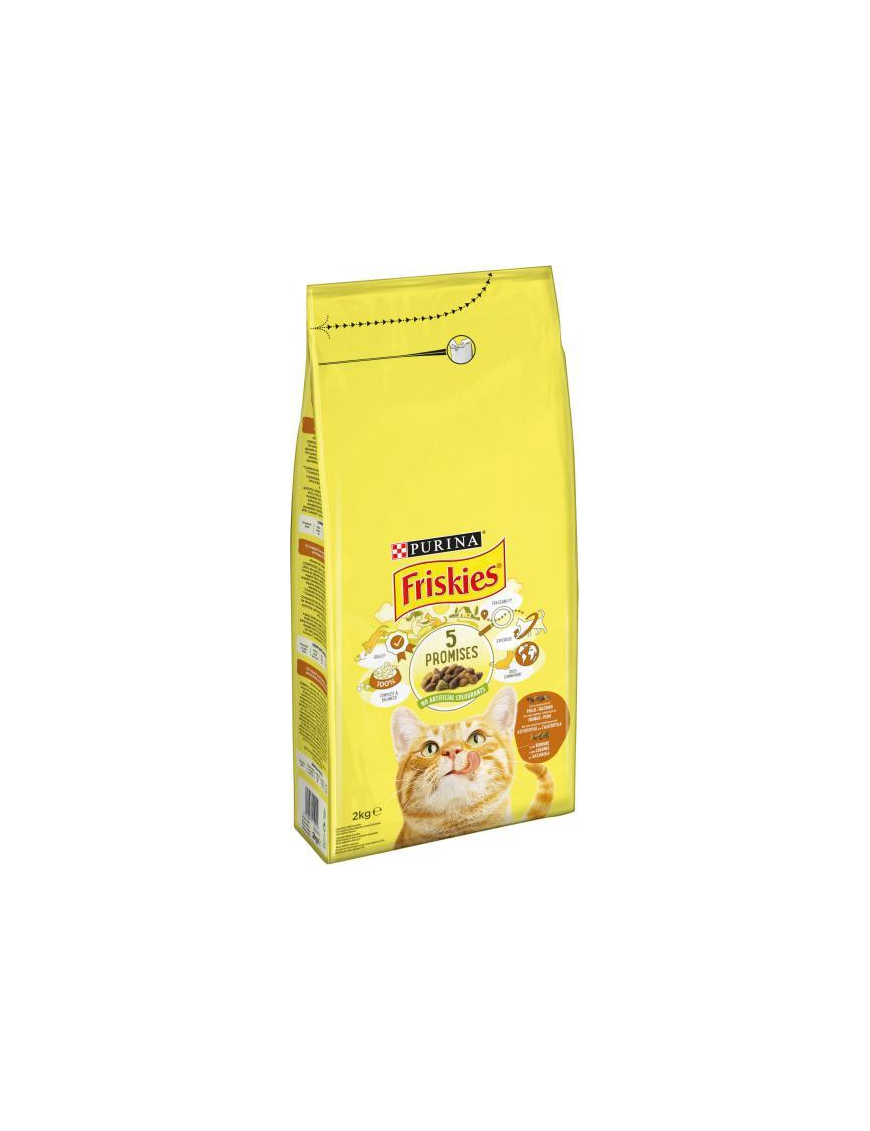 FRISKIES ADULT 2kg CHICKEN AND TURKEY+VEGETABLES