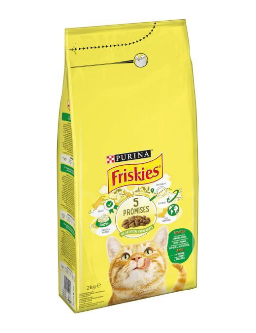 FRISKIES ADULT 2kg RABBIT AND CHICKEN+VEGETABLES