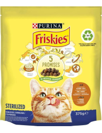 FRISKIES 375gr STERILIZED CHICKEN AND TURKEY WITH VEGETABLES
