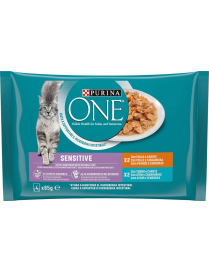 PURINA ONE BIFENSIS 4x85gr CHICKEN AND TUNA