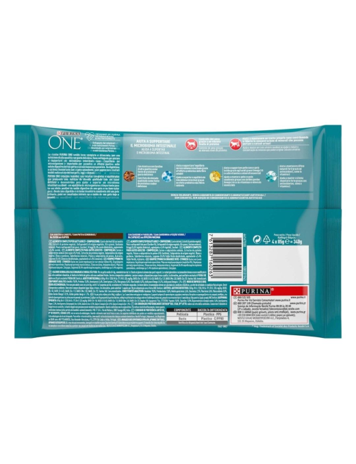 PURINA ONE BIFENSIS 4x85gr ANATRA E SARDINE