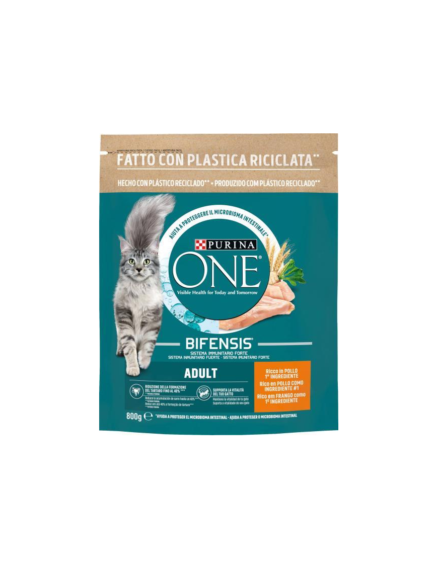 PURINA ONE BIFENSIS 800gr ADULT CHICKEN