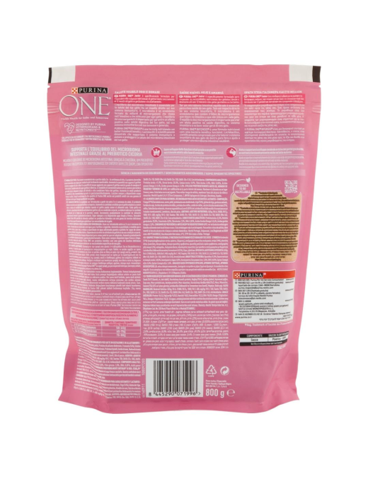 PURINA ONE BIFENSIS 800gr JUNIOR SALMONE