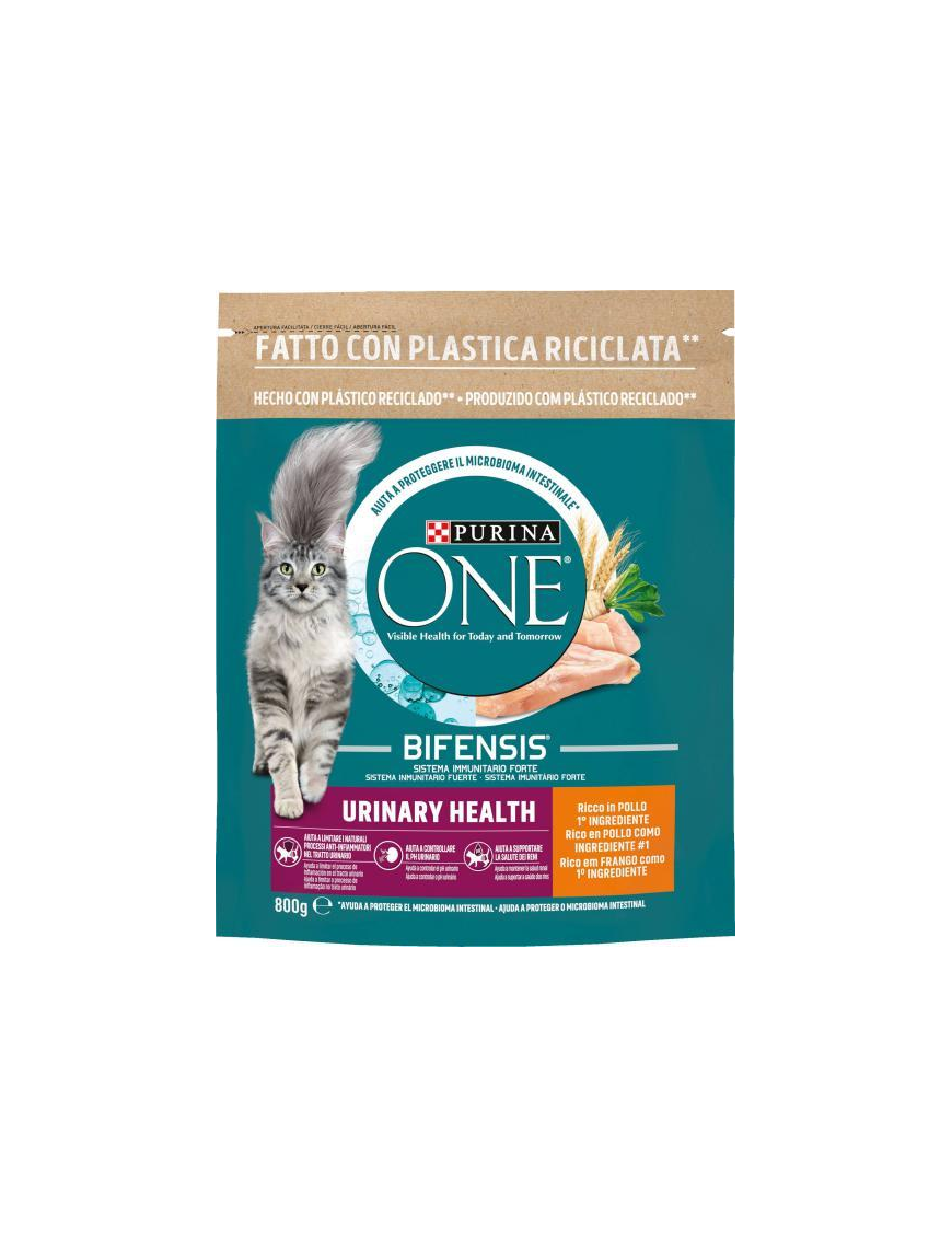 PURINA ONE BIFENSIS 800gr URINARY POLLO