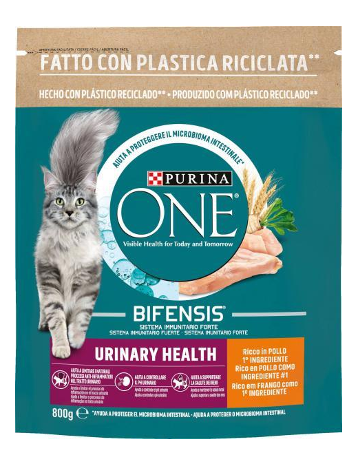 PURINA ONE BIFENSIS 800gr URINARY POLLO
