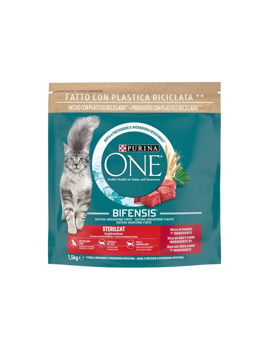 PURINA ONE BIFENSIS 1,5kg STERILCAT MANZO