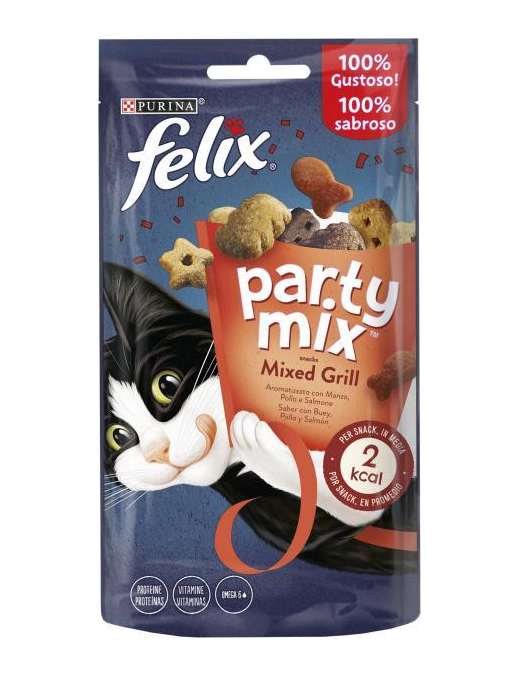 FELIX PARTY MIX 60gr MIXED GRILL BEEF