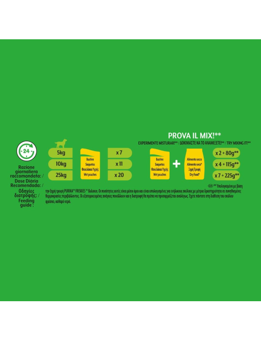 FRISKIES ENVELOPES 4x85g CHICKEN AND PEAS