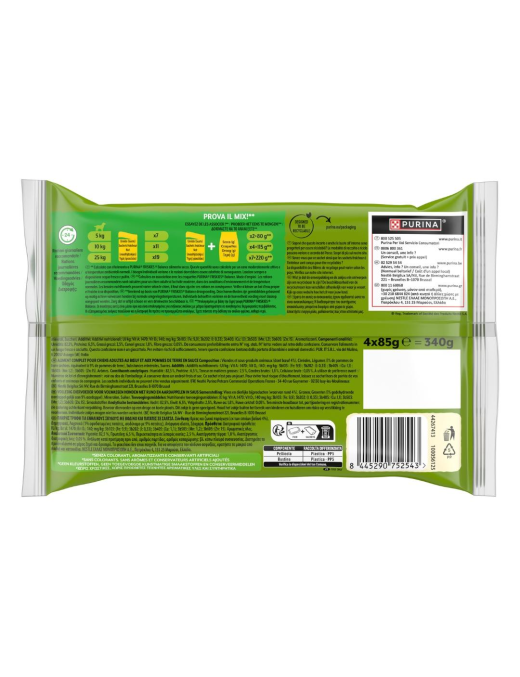 FRISKIES BUSTE 4x85gr MANZO E PATATE