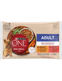 PURINA ONE WET 4x85gr MINI ADULT CHICKEN