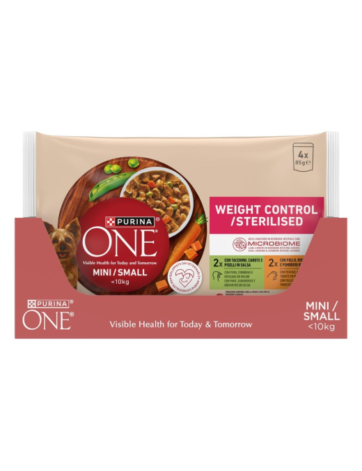 PURINA ONE WET 4x85gr MINI WEIGHT CONTROL