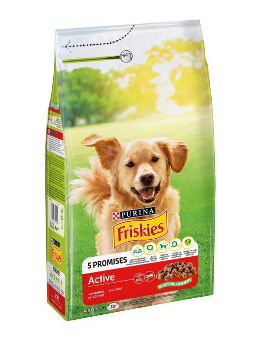 FRISKIES ACTIVE 4kg MANZO