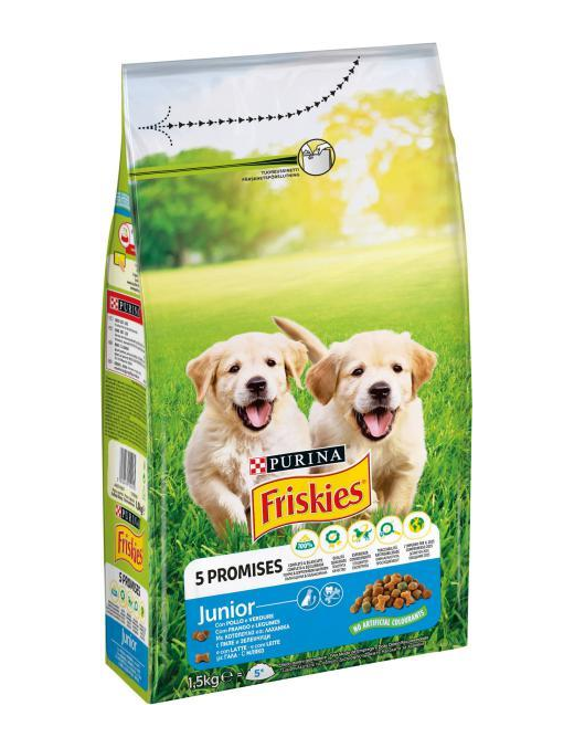 FRISKIES JUNIOR 1,5kg POLLO E VERDURE