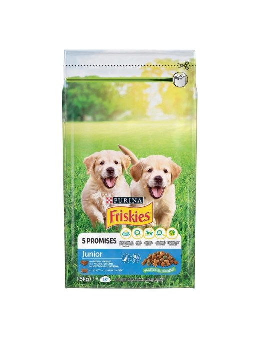 FRISKIES JUNIOR 1,5kg POLLO E VERDURE