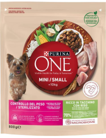 PURINA ONE MINI 800gr WEIGHT CONTROL, TURKEY
