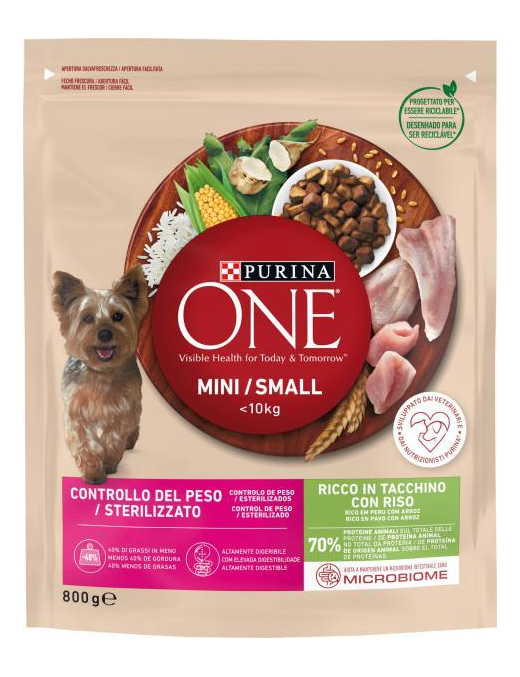 PURINA ONE MINI 800gr WEIGHT CONTROL, TURKEY