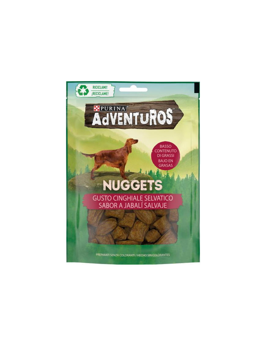 ADVENTUROS 90gr NUGGETS CINGHIALE SELVA