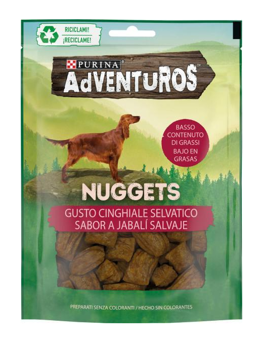 ADVENTUROS 90gr NUGGETS CINGHIALE SELVA