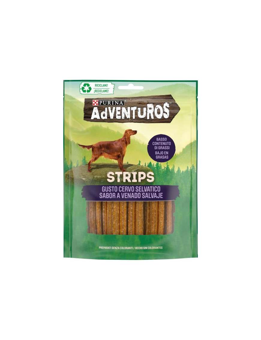 ADVENTUROS 90gr STRIPS CERVO SELVATICO