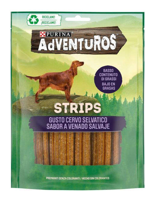 ADVENTUROS 90gr STRIPS CERVO SELVATICO