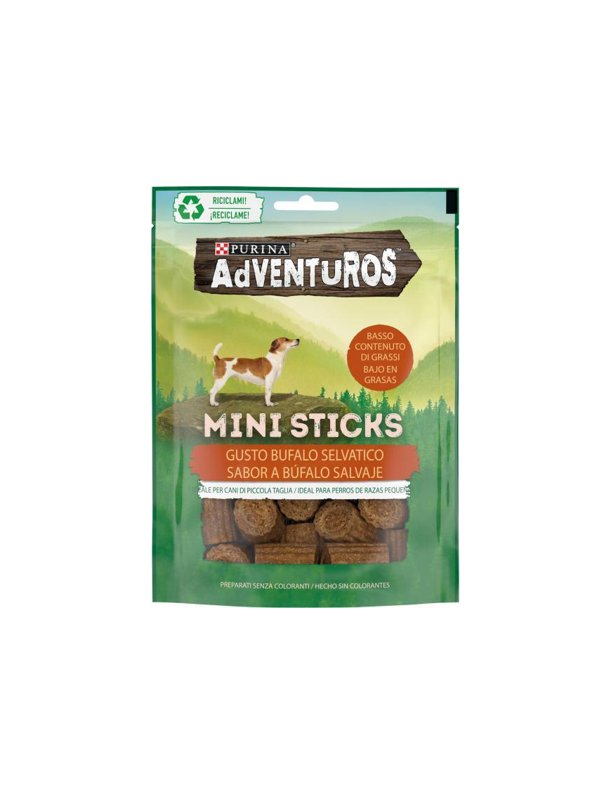 ADVENTUROS 90gr MINI STICKS BUFALO SELVATICO