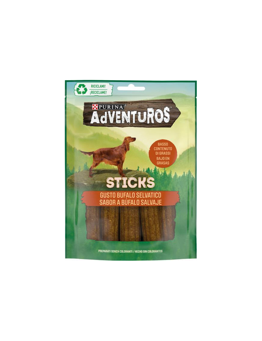 ADVENTUROS 120gr STICKS BUFALO SELVATICO