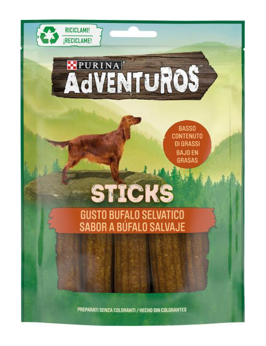 ADVENTUROS 120gr STICKS BUFALO SELVATICO