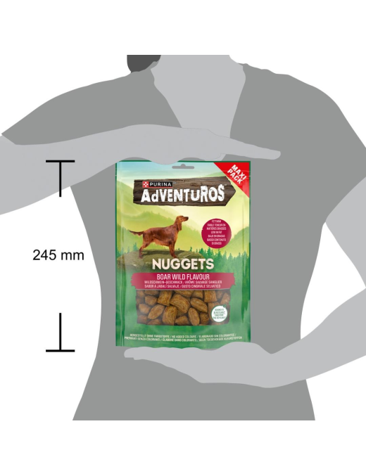 ADVENTUROS 300gr NUGGETS CINGHIALE SELVA