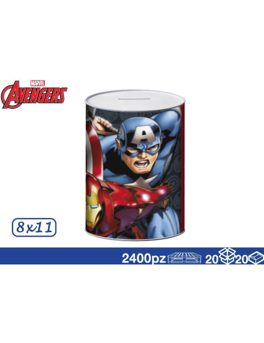 AVENGERS PIGGY BANK 8x11cm