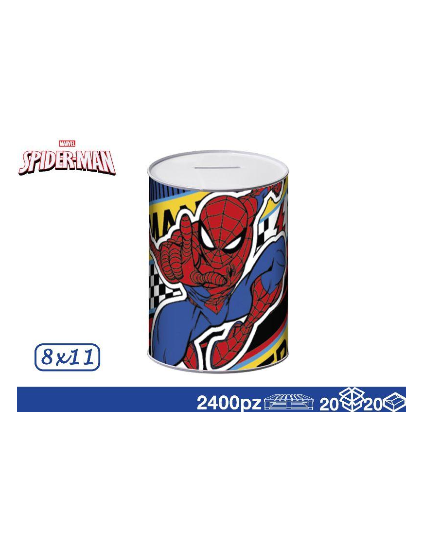SPIDERMAN SALVADANAIO  8x11cm