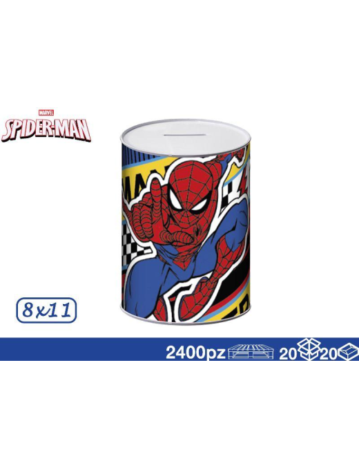 SPIDERMAN SALVADANAIO  8x11cm