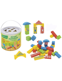 COSTRUZIONI LEGNO 50 PEZZI