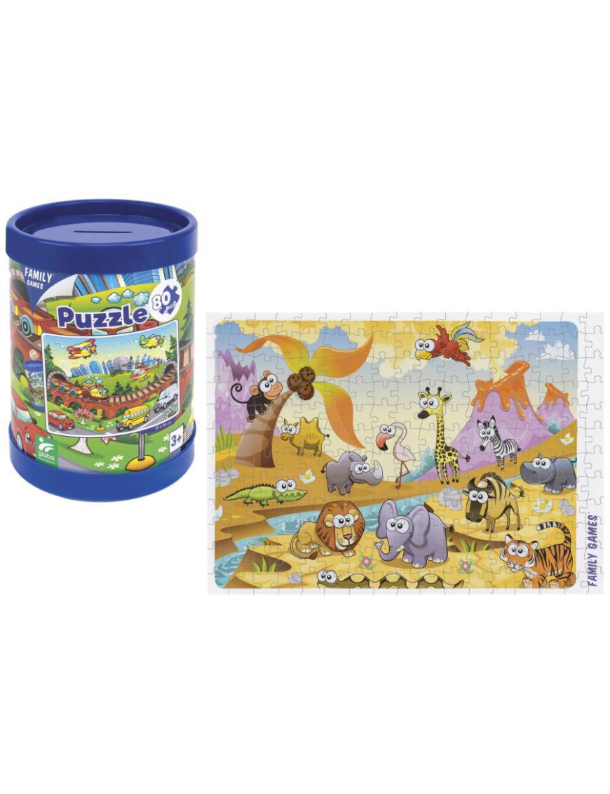 PIGGY BANK WITH PUZZLE