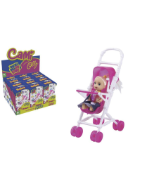 BAMBOLA CON PASSEGGINO