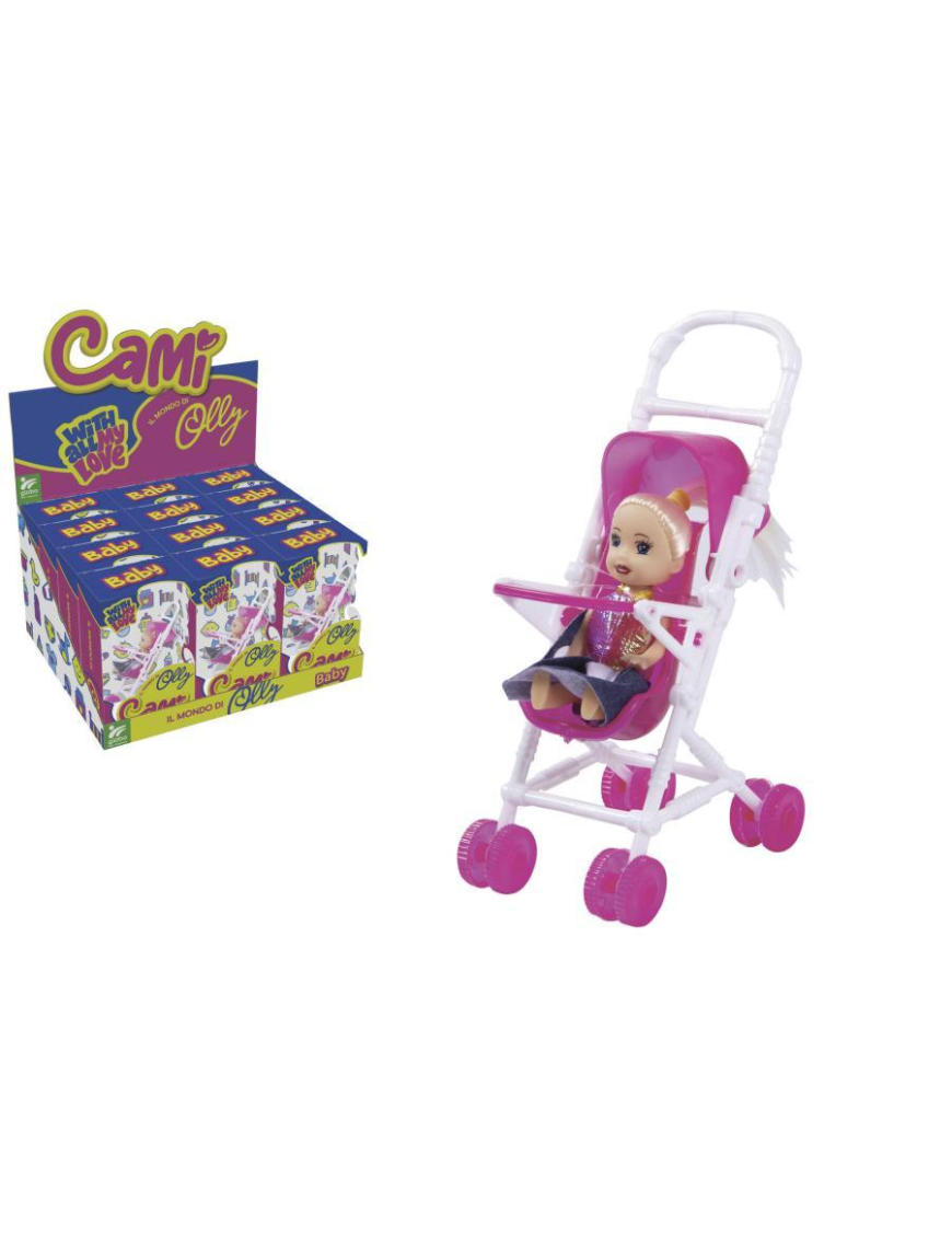 BAMBOLA CON PASSEGGINO