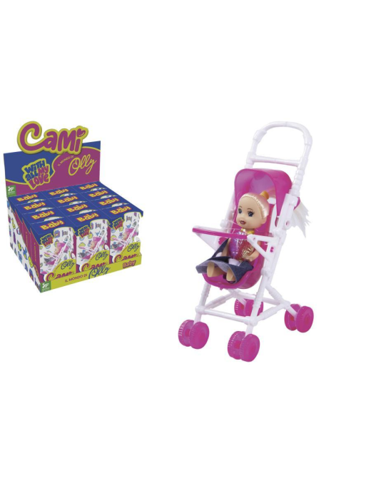 BAMBOLA CON PASSEGGINO