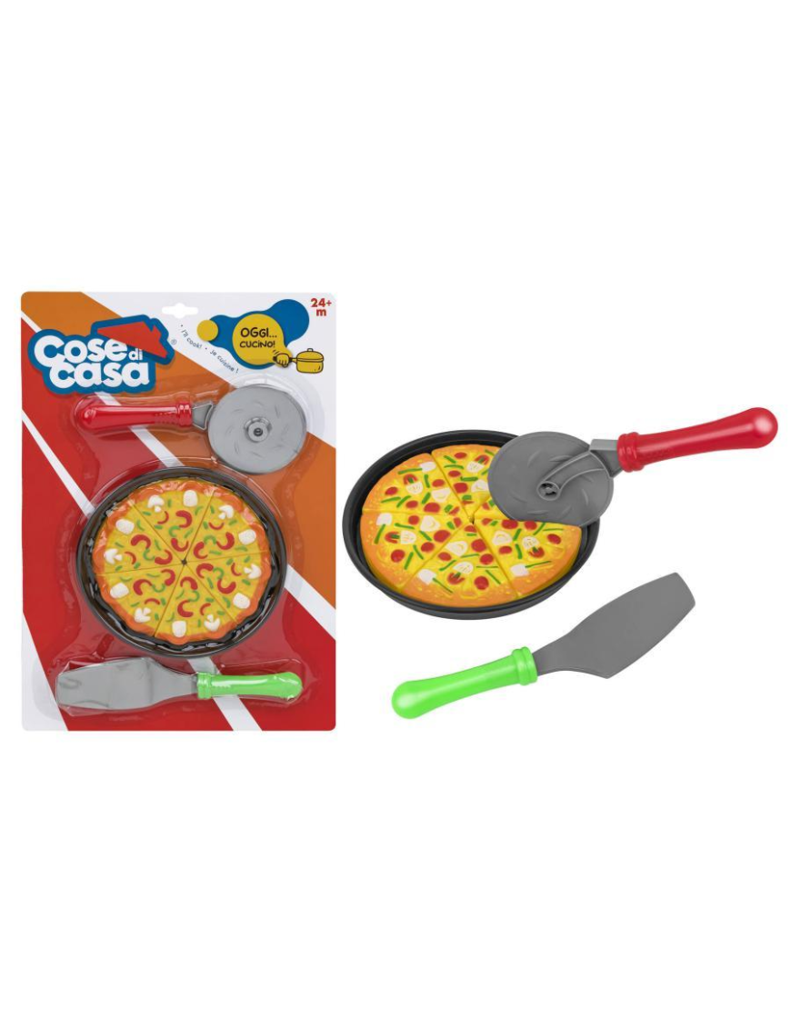 HAPPY PIZZA WITH ACCESSORIES