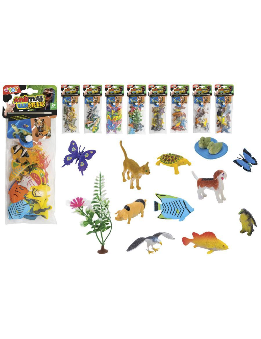 ANIMALI DEL MONDO 12 PEZZI