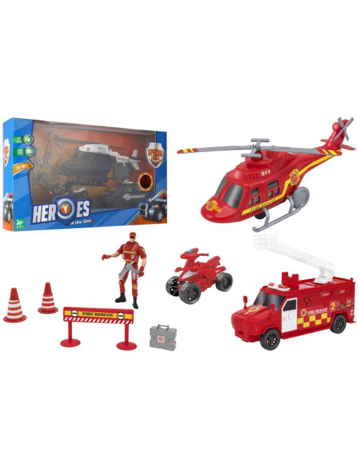 POLICE/FIREMAN PLAYSET