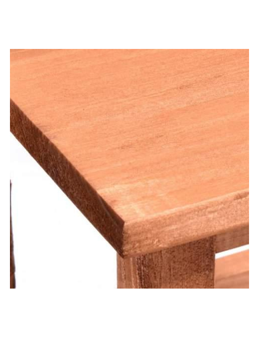 SGABELLO 45 CENTIMETRI IN LEGNO NOCE