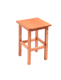 SGABELLO 45 CENTIMETRI IN LEGNO NOCE